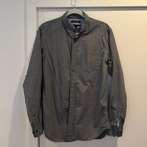 Banana Republic Custom 078 Wash men’s gray slim fit dress shirt